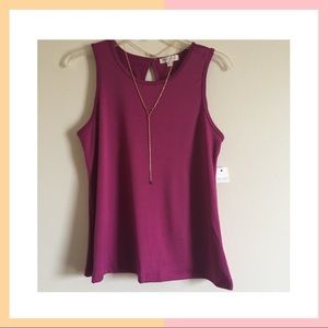 Swing Tank with Necklace